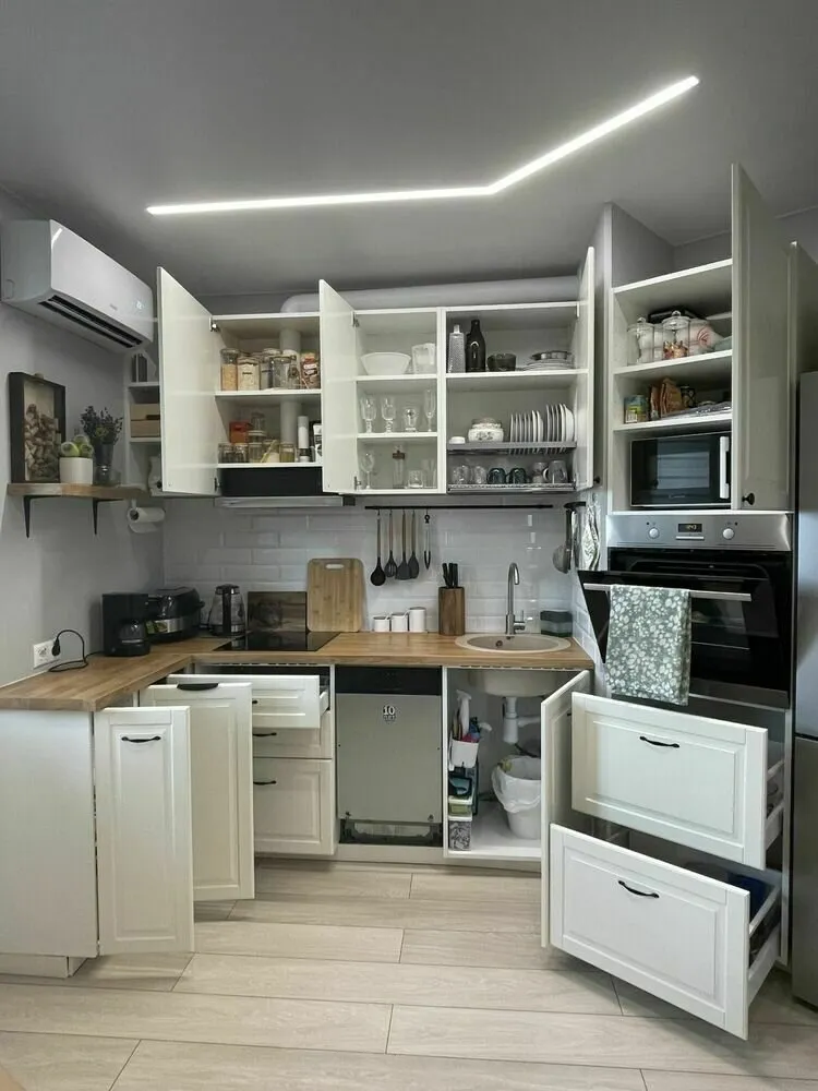 Foto: en estilo , Renovación práctica, renovación por uno mismo, 40-60 metros, renovación con sus propias manos – fotos en nuestro sitio web