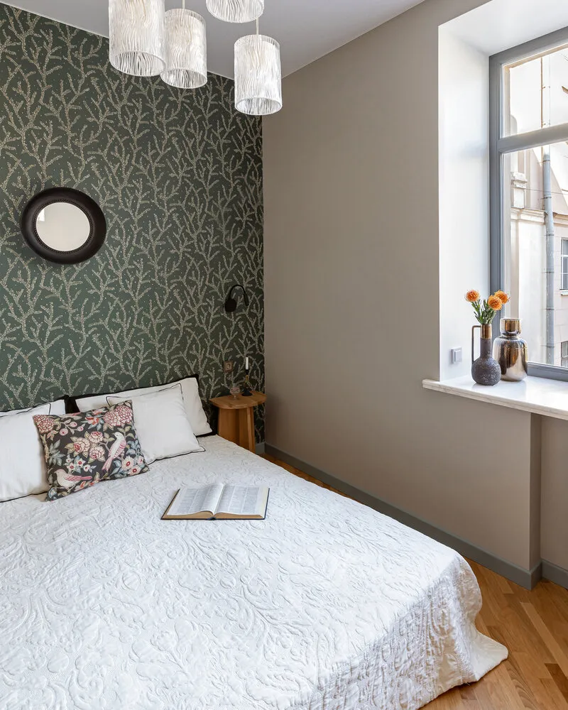 Foto: Schlafzimmer im Stil Klassisch, Modern, Eclecticismus, Vintage, Wohnung, Tipps, Moskau, Stalin, 3 Zimmer, Über 90 Quadratmeter, Natalia Wasiljewa – Foto auf unserer Website