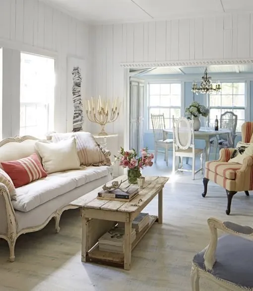Фотография: Гостиная в стиле Прованс и Кантри, Советы – фото на нашем сайте