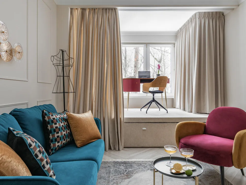 Foto: estilo moderno, apartamento, Ambiwood, Consejos, Edificio de ladrillo, 2 habitaciones, 40-60 metros cuadrados, Vintage, Yana Mishukova – foto en nuestro sitio web