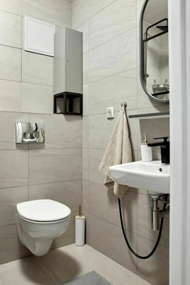 Foto: Baño en estilo moderno, minimalismo, Proyecto de la semana – fotos en nuestro sitio web
