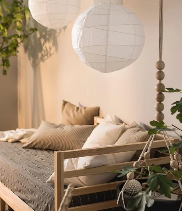 照片:北欧风格卧室,技巧,宜家 – 我们网站上的照片