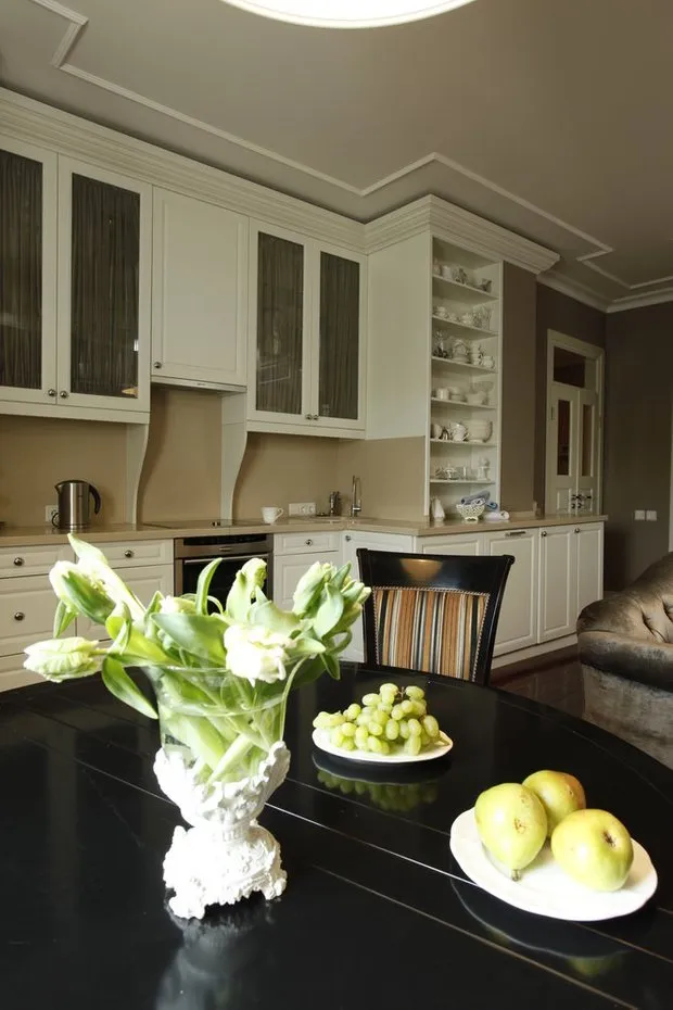 照片:现代风格,厨房和餐厅,客厅,提示 – 我们网站上的照片