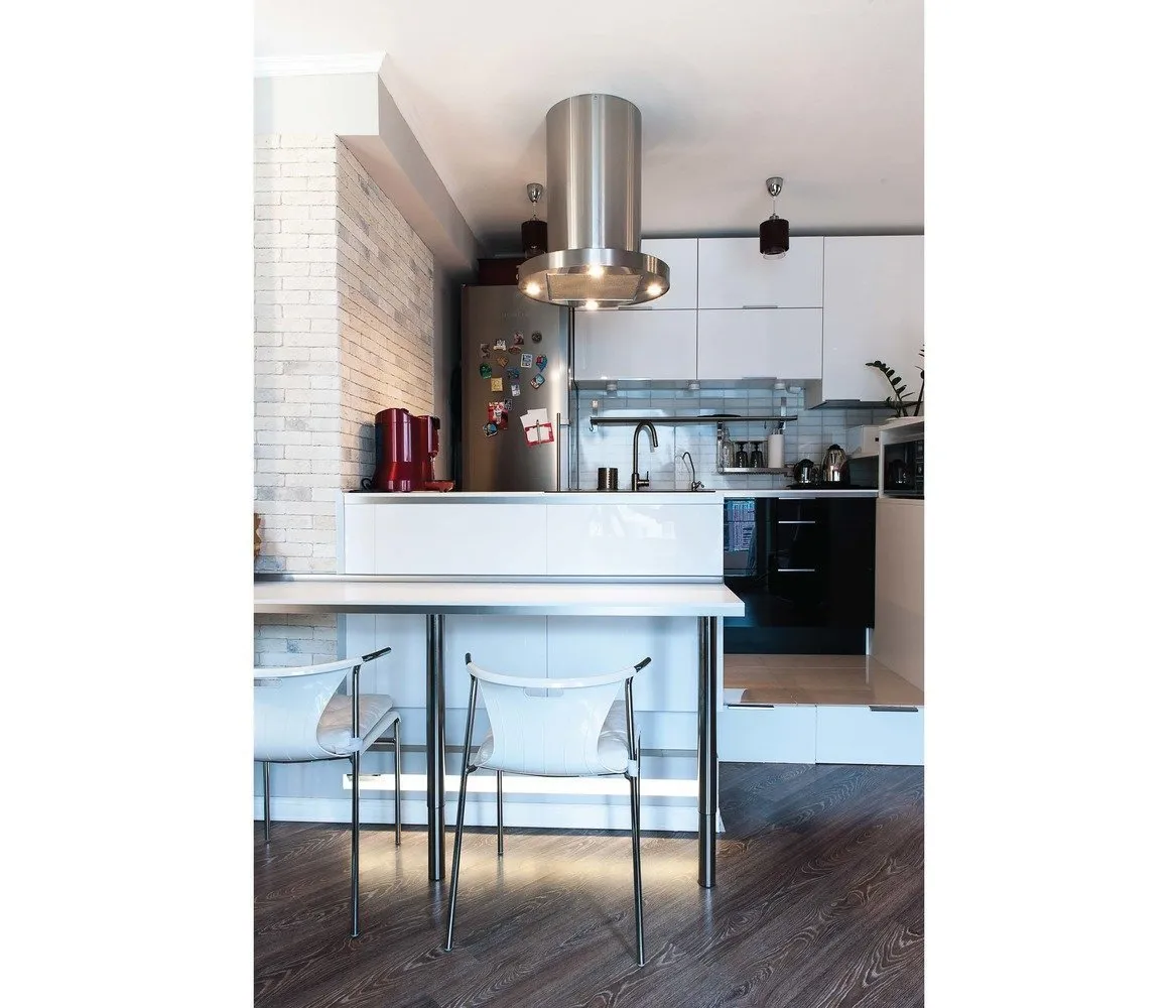 照片:现代风格,厨房和餐厅,客厅,提示 – 我们网站上的照片