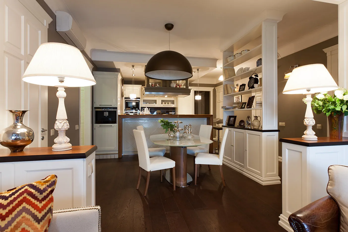 照片:现代风格,厨房和餐厅,客厅,提示 – 我们网站上的照片