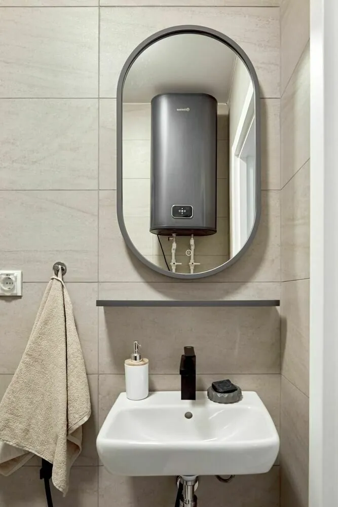 Foto: Baño en estilo moderno, minimalismo, Proyecto de la semana – fotos en nuestro sitio web