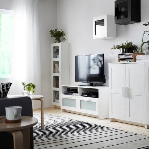 照片:北欧风格客厅,技巧,宜家 – 我们网站上的照片