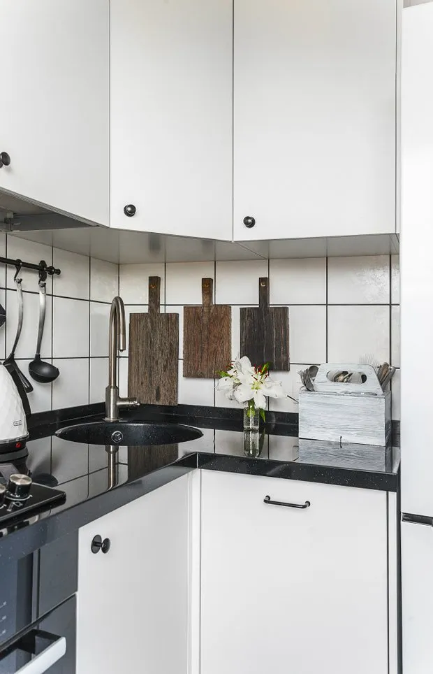 Foto: dúplex escandinavo, apartamento pequeño - fotos en nuestro sitio web