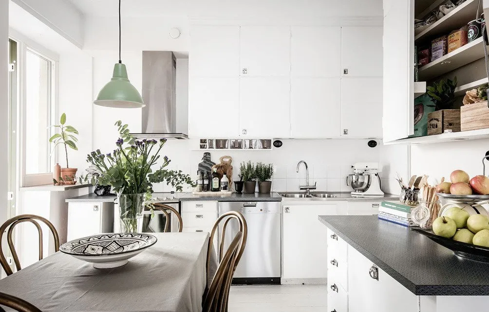 Foto: Küche und Esszimmer im skandinavischen Stil, Thema des Monats, Führer, Olga Shapovalova, Margarita Rasskazova, Monatsergebnis, Anna Shalaeva – Foto auf unserer Website