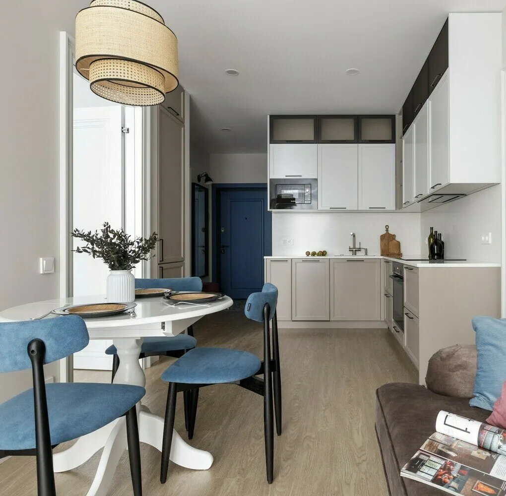 Foto: estilo moderno, apartamento, proyecto de la semana, San Petersburgo, Cubiq Studio, 3 habitaciones, 60-90 metros, monolítico-ladrillo – foto en nuestro sitio web