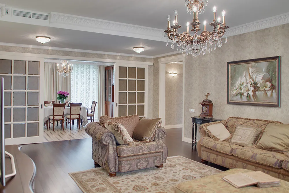 摄影：古典风格客厅，技巧 – 我们网站上的照片