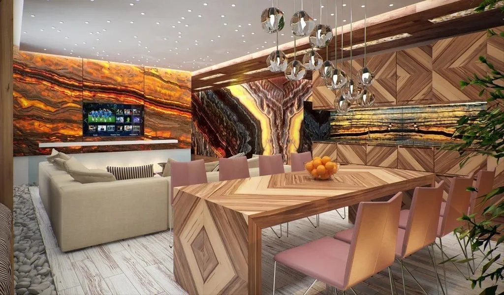 照片:现代风格,厨房和餐厅,客厅,提示 – 我们网站上的照片