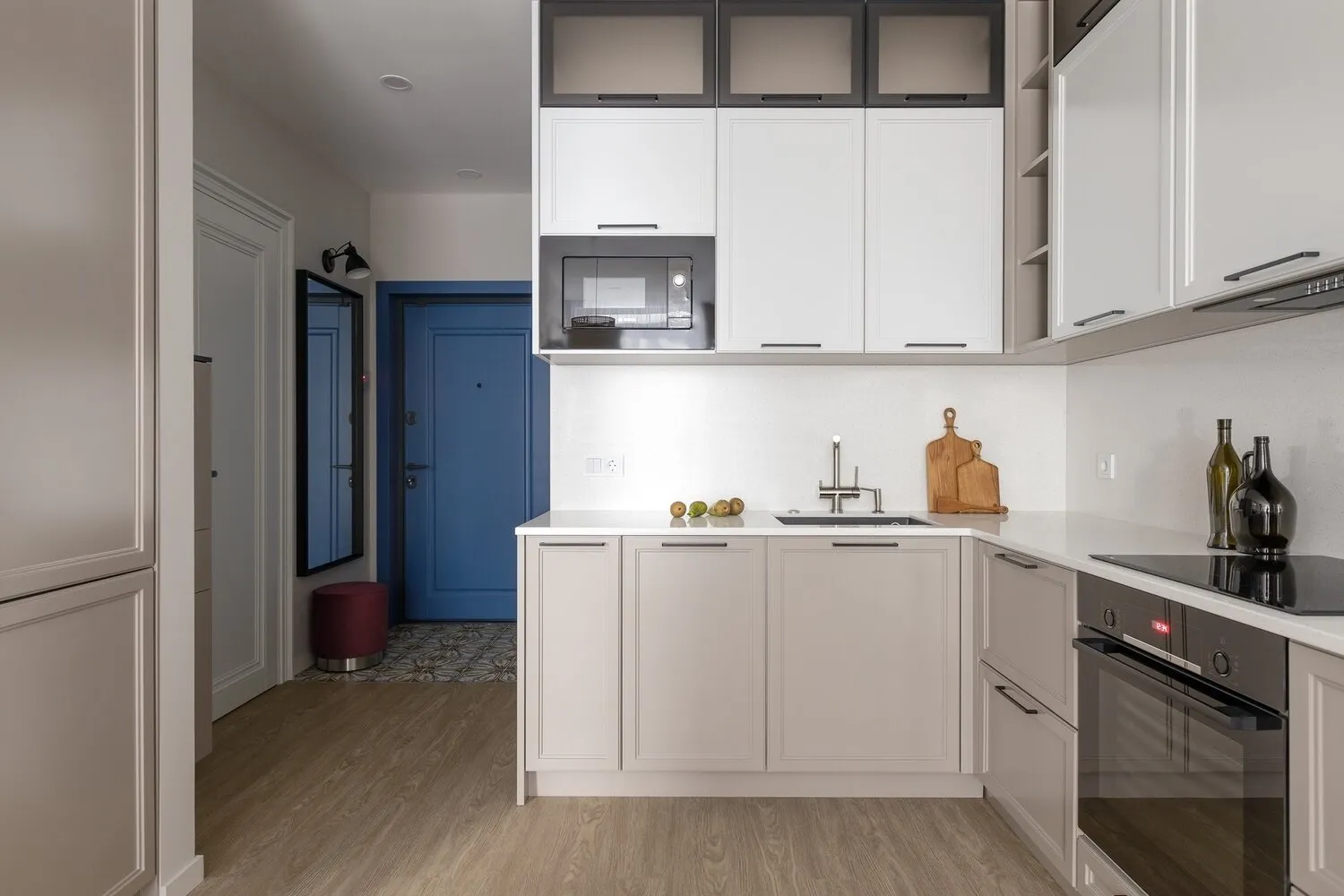 Foto: estilo moderno, apartamento, proyecto de la semana, San Petersburgo, Cubiq Studio, 3 habitaciones, 60-90 metros, monolítico-ladrillo – foto en nuestro sitio web