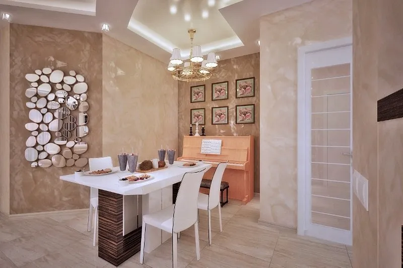 照片:现代风格,厨房和餐厅,客厅,提示 – 我们网站上的照片