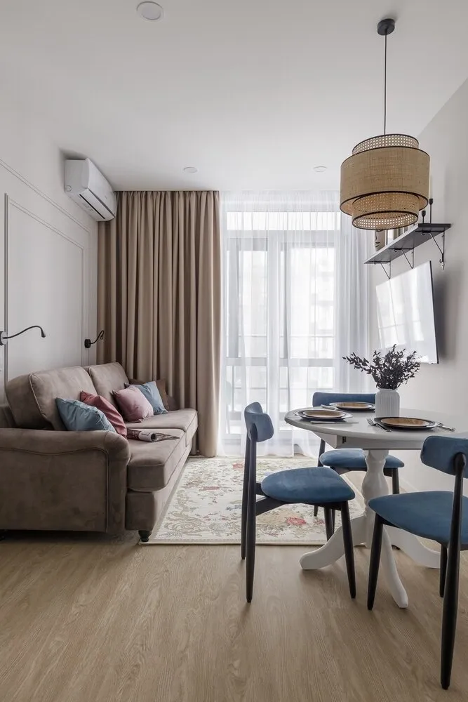 Foto: estilo moderno, apartamento, proyecto de la semana, San Petersburgo, Cubiq Studio, 3 habitaciones, 60-90 metros, monolítico-ladrillo – foto en nuestro sitio web