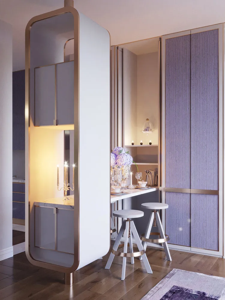 风格，公寓，工作室，搬迁，莫斯科，维多利亚·基奥萨克，不超过40平方米，住宅区“Symbol” – 我们网站上的照片