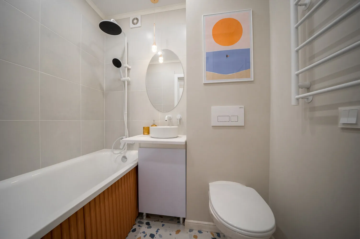 Photo: in style , Modern, Small Apartment, Apartment, Renovation, Saint Petersburg, Brick House, 1 Room, Under 40 Square Meters, Polina Selskaya – Photo on Our Website