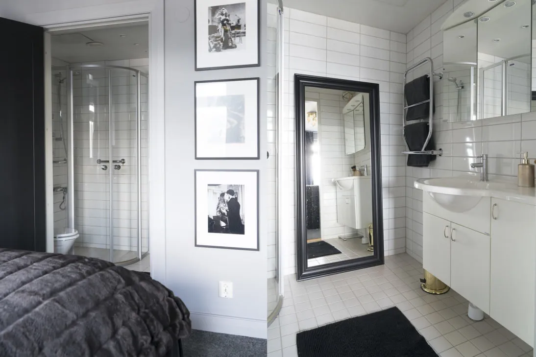 照片:现代风格,室内装饰,公寓,瑞典,黑色,2个房间 – 网站上的照片