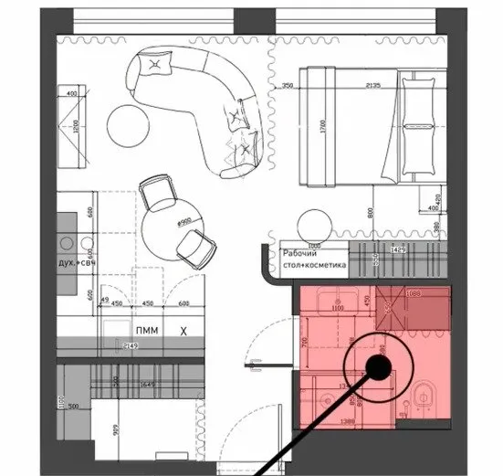 Photo: in style, Small Apartment, Tips, Storage Ideas – photos on our website