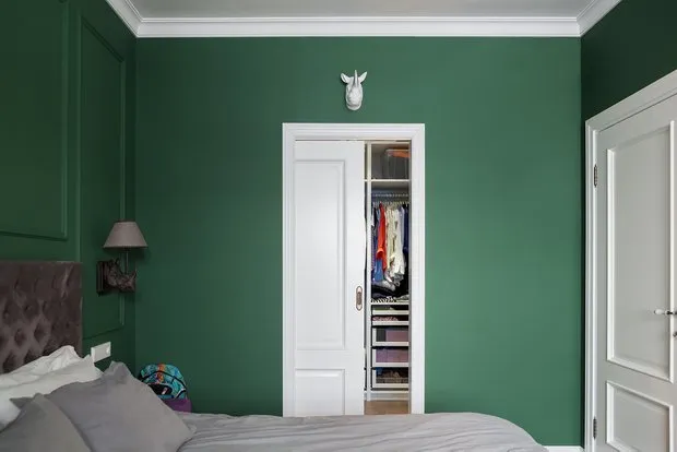 Foto: Dormitorio en estilo Escandinavo, Reparación en práctica – fotos en nuestro sitio web