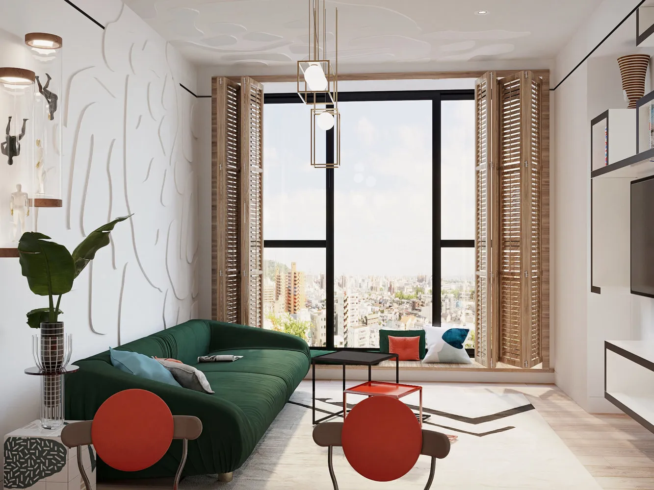 照片：现代与东方风格的客厅，小贴士，小客厅，小公寓，小吃，客人到来，鸡尾酒 – 我们网站上的照片