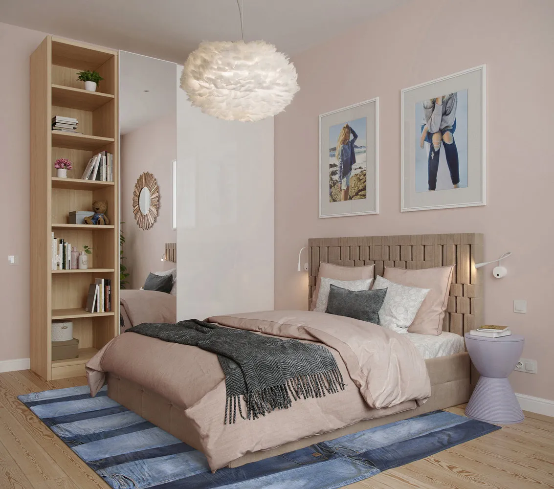 照片：现代风格卧室，Gid, Berphin Interiors, 斯维特拉娜·尤尔科娃, 玛丽亚·涅恰耶娃, 埃琳娜·尼基季娜, 克里斯蒂娜·伊佐托娃, 尤莉亚·坎迪贝伊, PROPERTY LAB+ART, 玛丽亚·普扎诺娃, One Line Design, Line Design Studio – 我们网站上的照片