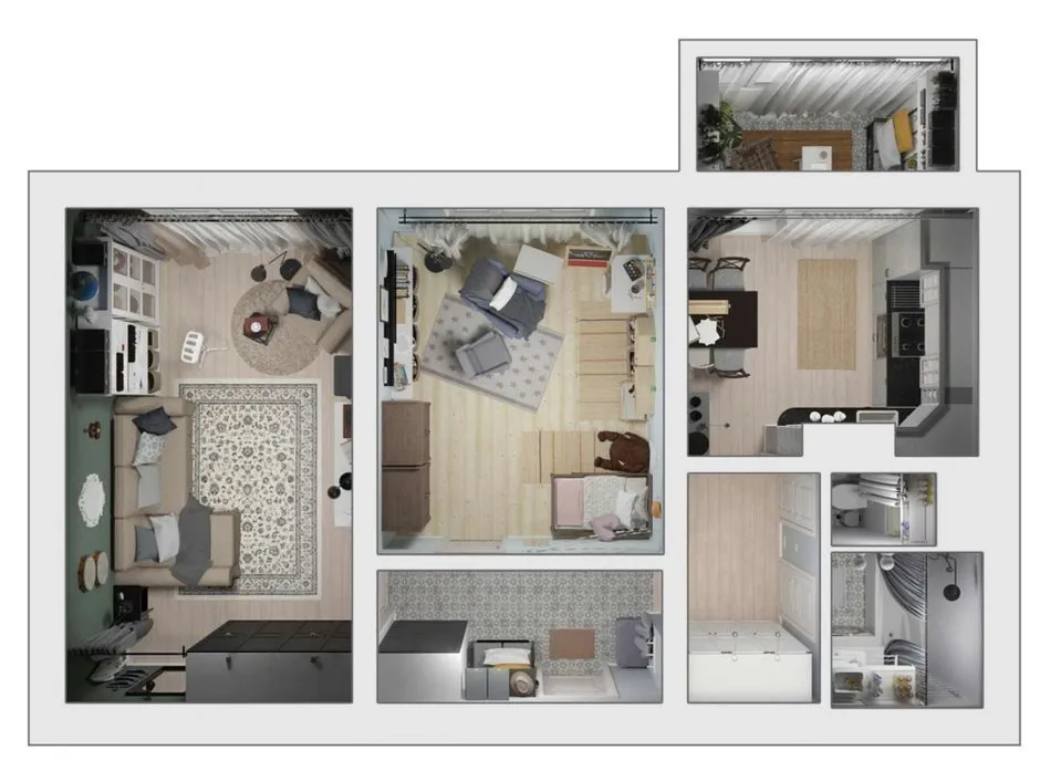 Photo: in style , Apartment, Relocation, IKEA furniture – photo on our website