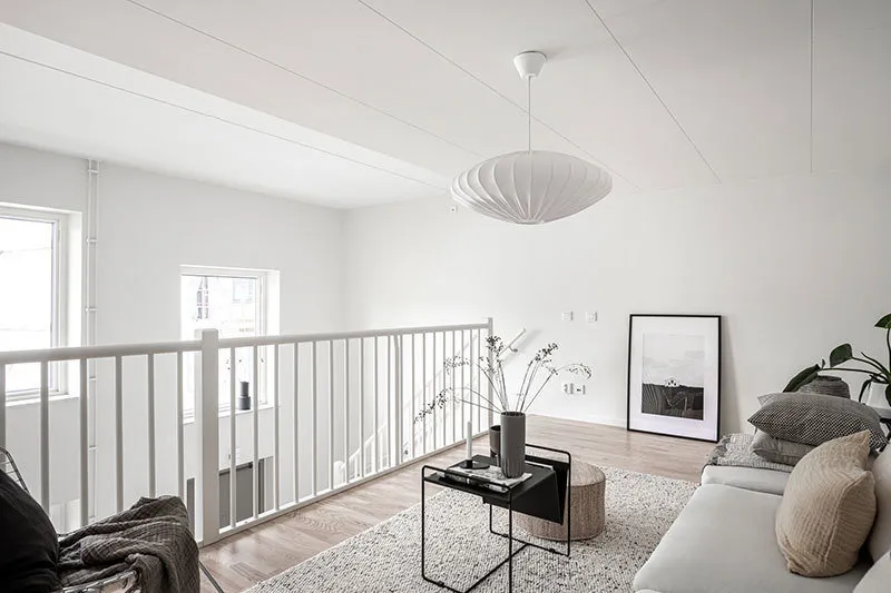 照片:斯堪的纳维亚风格,室内装饰,公寓,瑞典,平面图,白色,极简主义,黑色,哥德堡,2间卧室,40-60平方米 – 我们网站上的照片