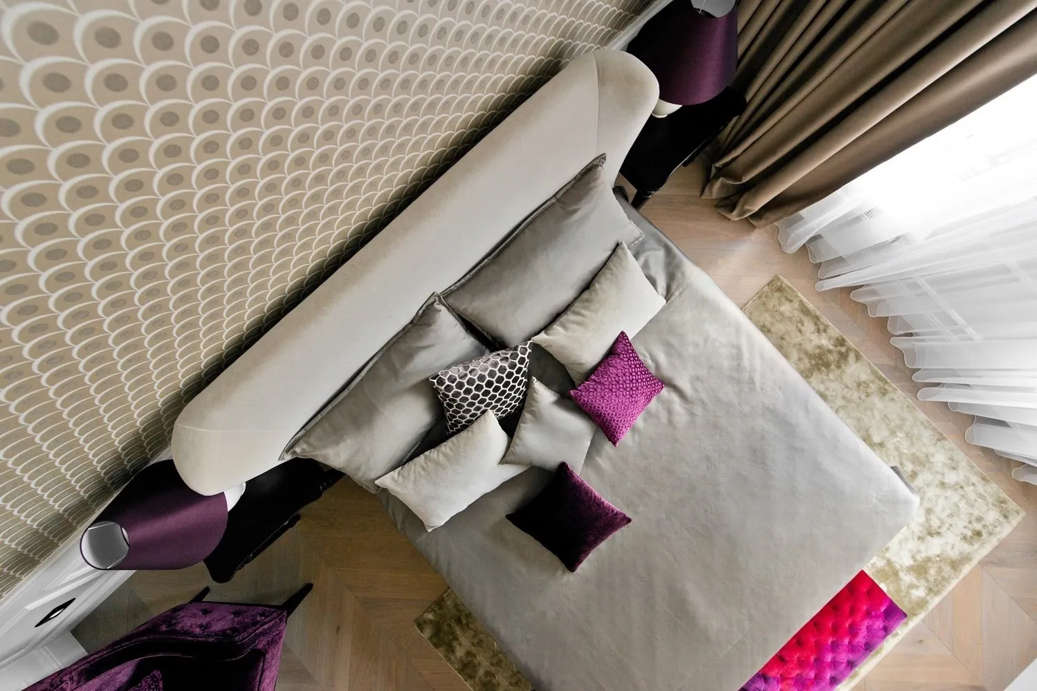 照片:现代风格卧室 – 我们网站上的照片