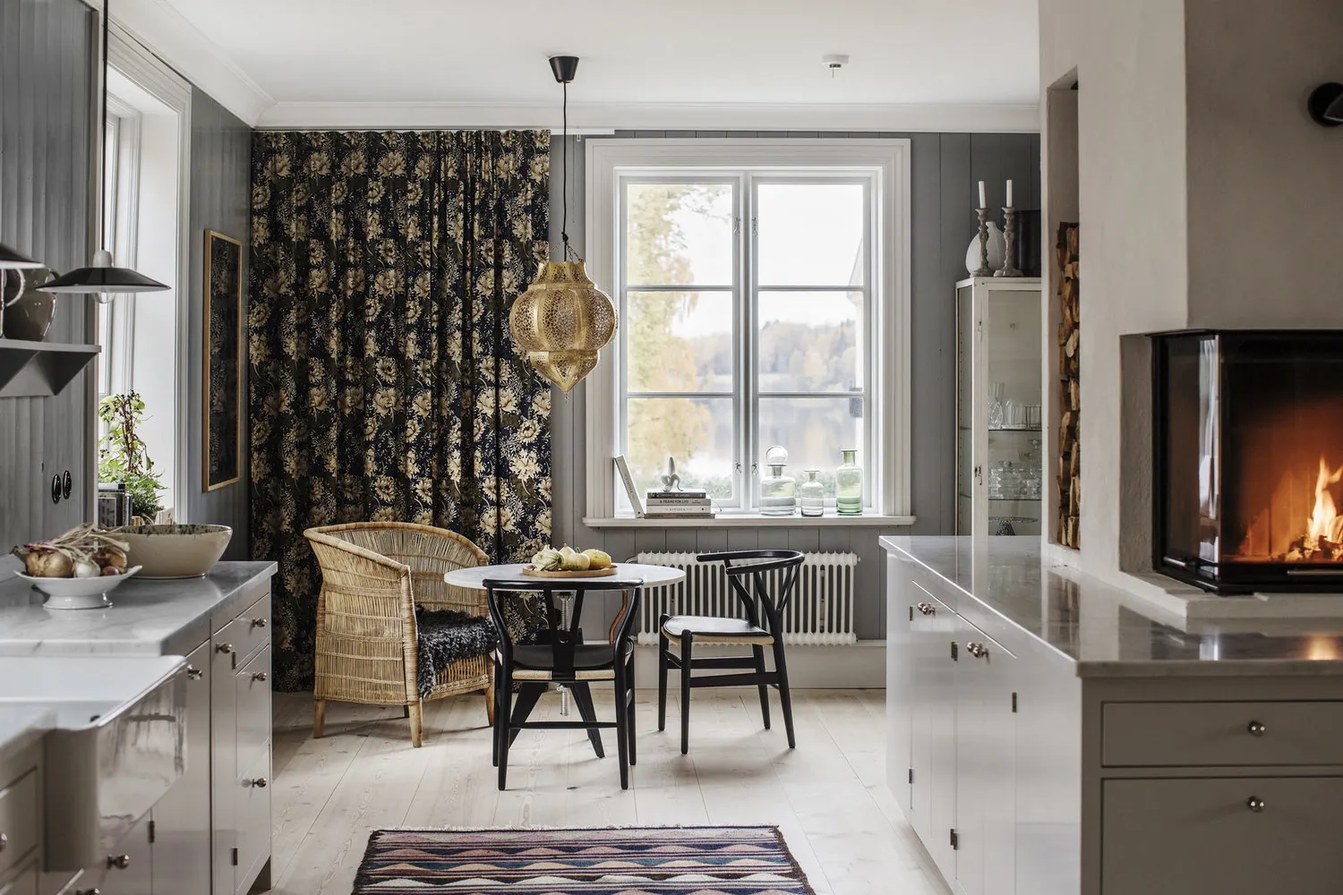 照片:普罗旺斯与乡村风格厨房和餐厅,折中主义,室内装饰,房屋,瑞典,复古,4人或更多,面积超过90平方米,旧房翻新 – 我们网站上的照片