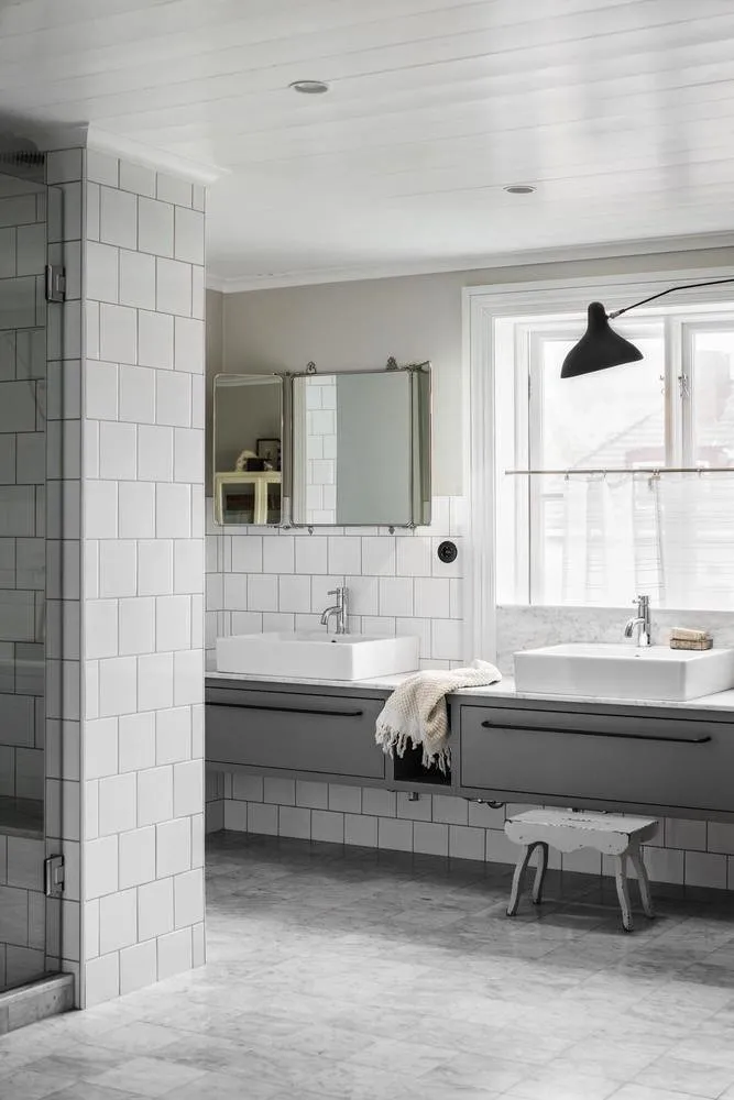 照片:浴室普罗旺斯与乡村风格,折中主义,室内装饰,房屋,瑞典,复古,4人或更多,面积超过90平方米,旧房翻新 – 我们网站上的照片