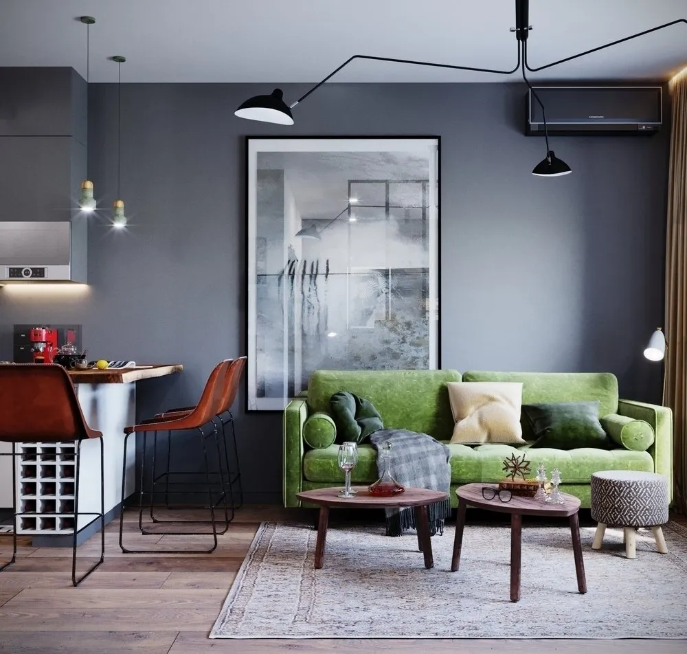 照片：现代风格客厅，指南，Co:Interior，Studio 20:18，亚历山大·库钦，阿尔伯特·巴格达萨良 – 我们网站上的照片