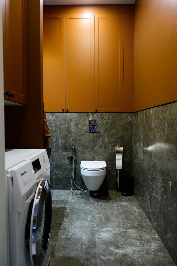 Foto: Baño en estilo Moderno, Apartamento, Proyecto de la Semana, Nizhni Nóvgorod, 3 habitaciones, Más de 90 metros, Elena Prokofieva – foto en nuestro sitio web