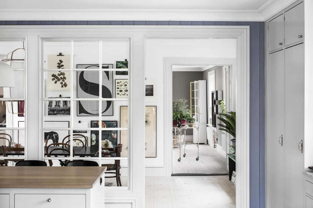 照片:普罗旺斯与乡村风格厨房和餐厅,折中主义,室内装饰,房屋,瑞典,复古,4人或更多,面积超过90平方米,旧房翻新 – 我们网站上的照片