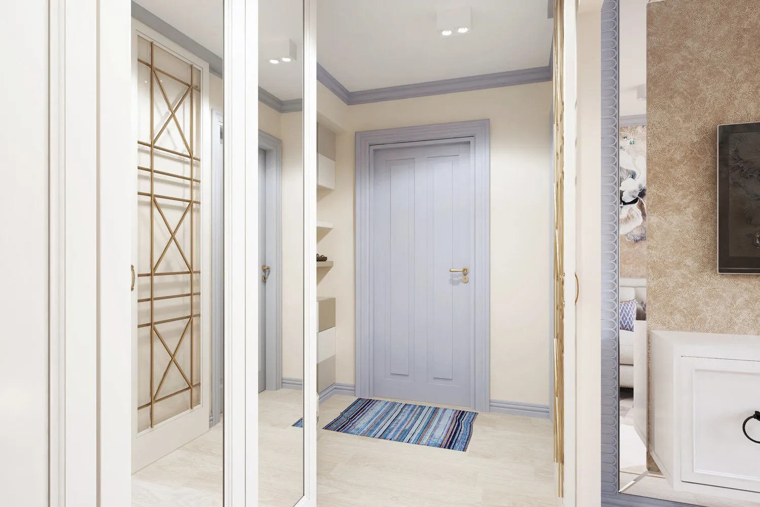 照片：现代风格玄关，公寓，搬迁，莫斯科，2室，40-60平方米，II-29，加林娜·别雷兹金娜 – 我们网站上的照片