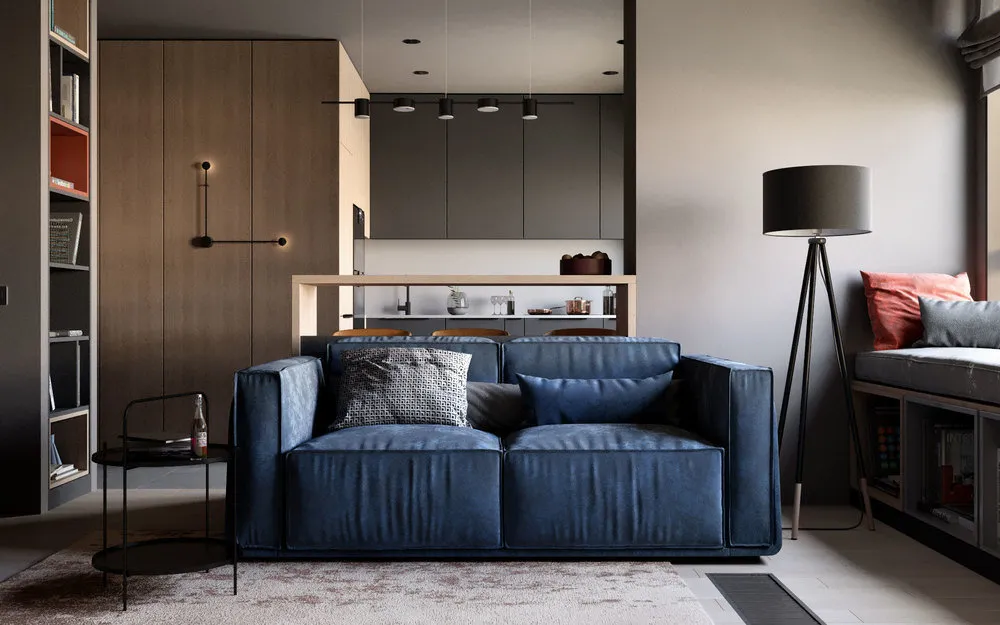 照片：现代风格客厅，指南，Co:Interior，Studio 20:18，亚历山大·库钦，阿尔伯特·巴格达萨良 – 我们网站上的照片