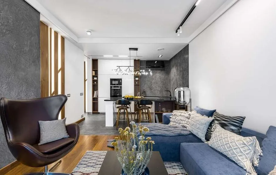 照片：现代风格客厅，指南，Co:Interior，Studio 20:18，亚历山大·库钦，阿尔伯特·巴格达萨良 – 我们网站上的照片