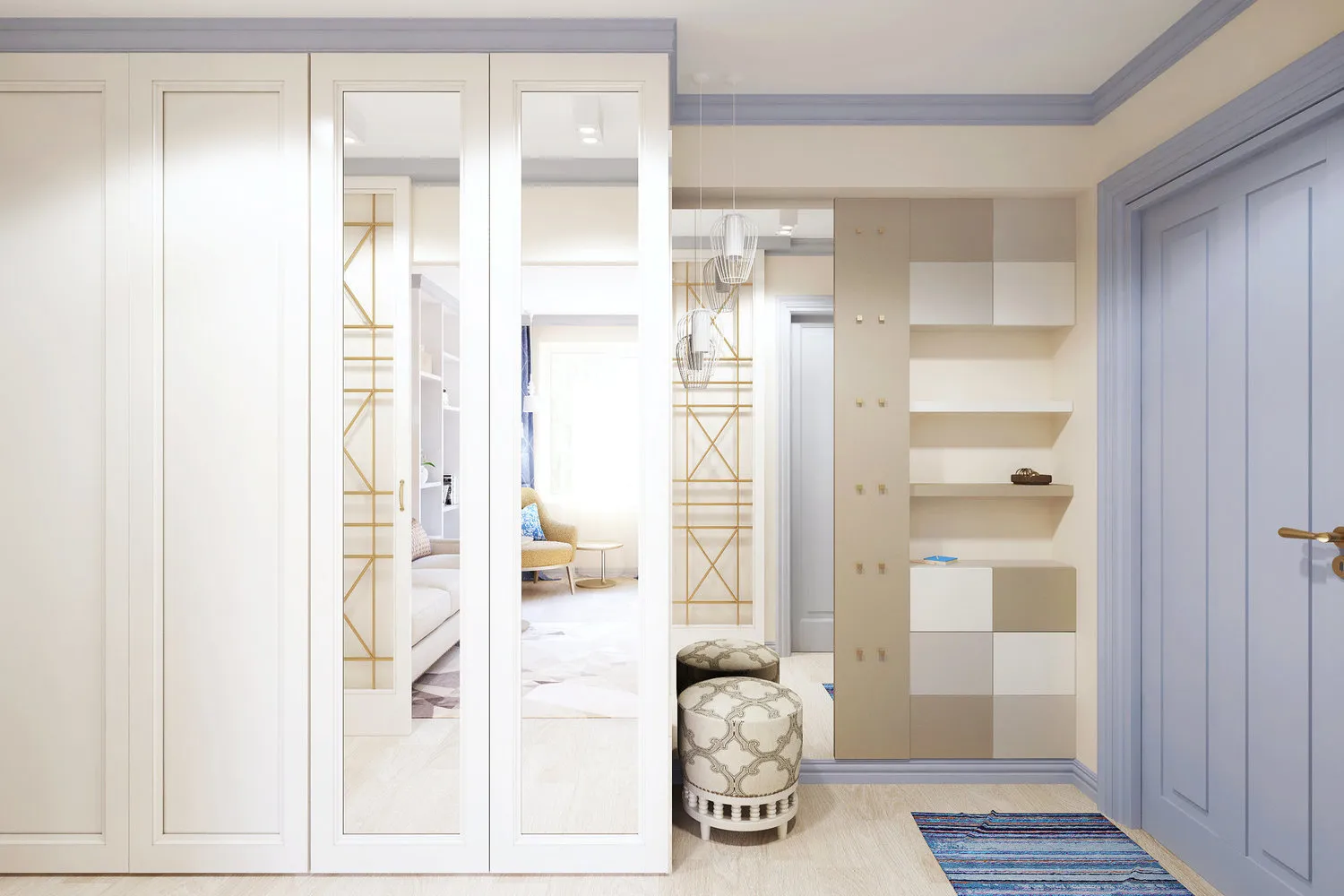 照片：现代风格玄关，公寓，搬迁，莫斯科，2室，40-60平方米，II-29，加林娜·别雷兹金娜 – 我们网站上的照片