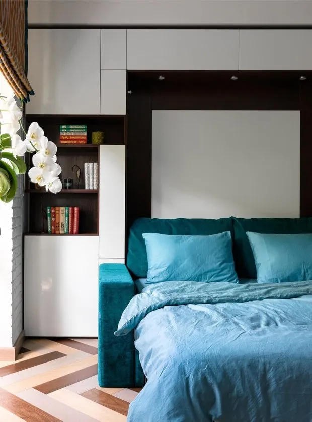 Foto: Sala de estar en estilo Moderno, Apartamento pequeño – foto en nuestro sitio web