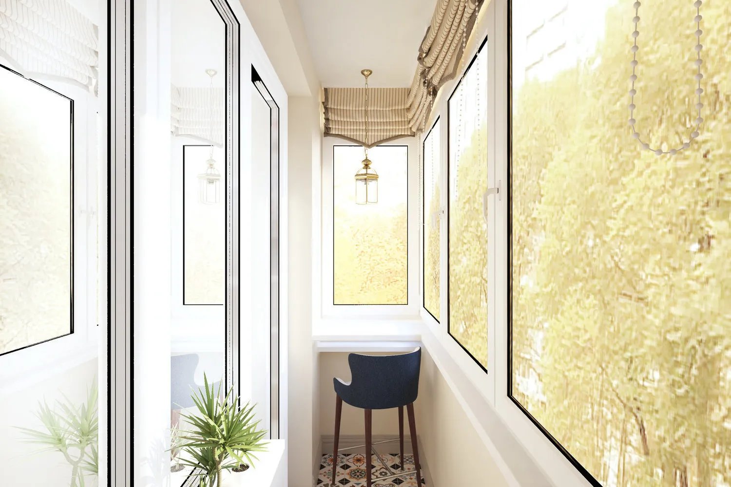 照片：极简风格阳台，公寓，搬迁，莫斯科，2室，40-60平方米，II-29，加林娜·别雷兹金娜 – 我们网站上的照片