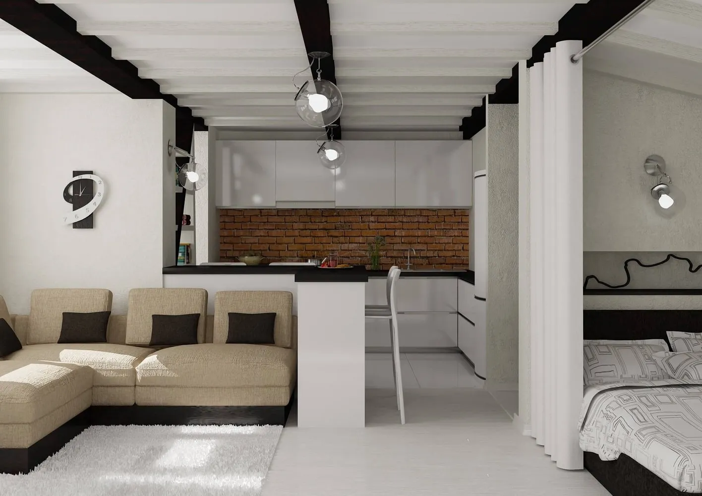 Фотография: Гостиная в стиле Лофт, Советы – фото на нашем сайте