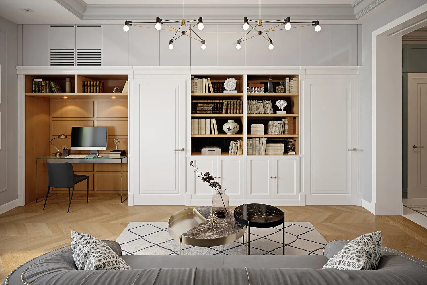 照片:现代风格客厅,指南,叶夫根尼娅·利卡索娃,设计妙招,奥莉亚·什利亚赫蒂娜,玛丽娜·诺维科娃,阿琳娜·埃雷明娜,娜塔莉亚·瑙莫娃,娜塔莉亚·戈卢博维奇,安娜·诺沃波尔采娃,VO Concept,Studio 57,波琳娜·斯捷潘诺娃 – 我们网站上的照片