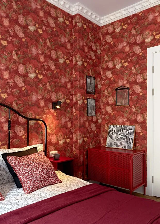 Foto: Dormitorio en estilo ecléctico, Apartamento pequeño – fotos en nuestro sitio web