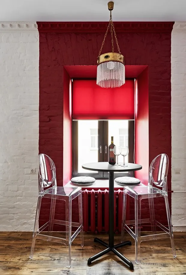 Foto: Cocina y comedor en estilo ecléctico, Apartamento pequeño – fotos en nuestro sitio web