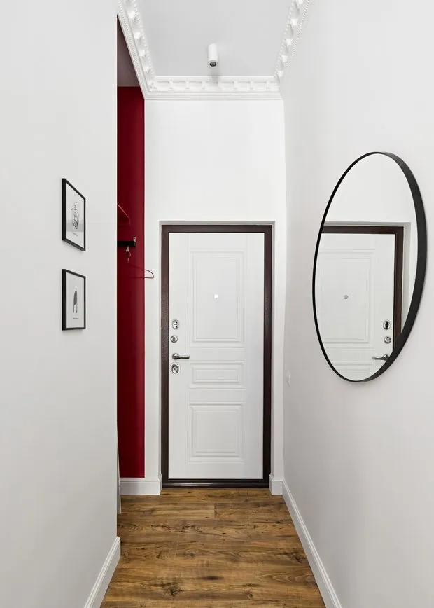 Foto: Vestíbulo en estilo ecléctico, Apartamento pequeño – fotos en nuestro sitio web