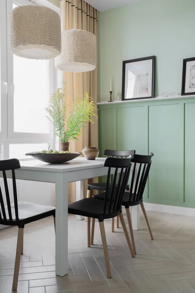 Foto: Cocina y comedor estilo Moderno, Escandinavo, Apartamento, Proyecto de la Semana, Nizhni Novgorod, 2 habitaciones, 40-60 metros, Bilbao Design, Salvadora Konkova – foto en nuestro sitio web