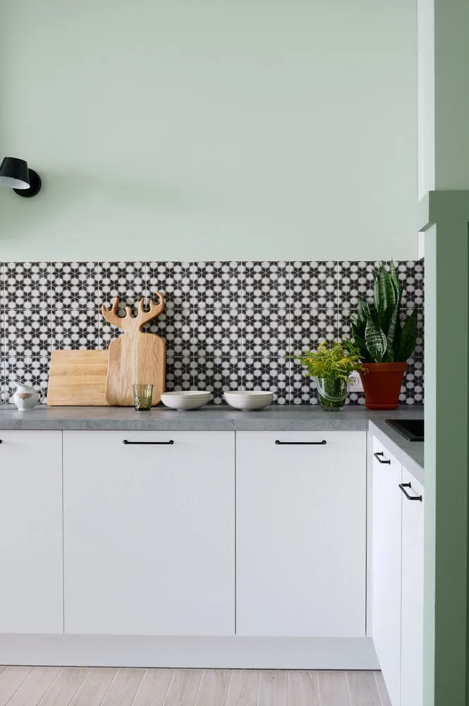 Foto: Cocina y comedor estilo Moderno, Escandinavo, Apartamento, Proyecto de la Semana, Nizhni Novgorod, 2 habitaciones, 40-60 metros, Bilbao Design, Salvadora Konkova – foto en nuestro sitio web