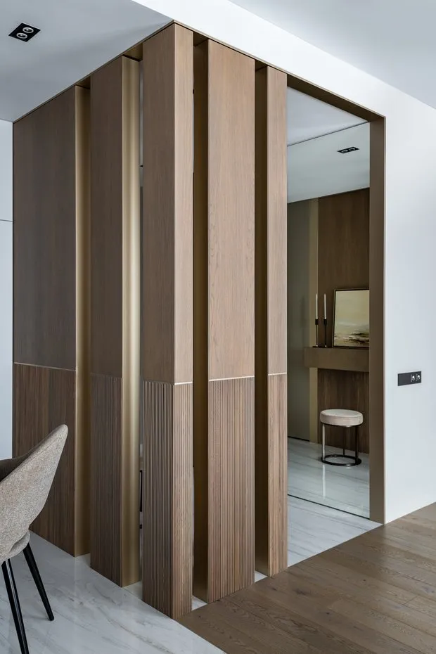 Foto: Entrada en estilo moderno, Apartamento, Proyecto de la Semana, Moscú, Edificio monolítico, 2 habitaciones, 60-90 metros, Irina Chufistova – foto en nuestro sitio web