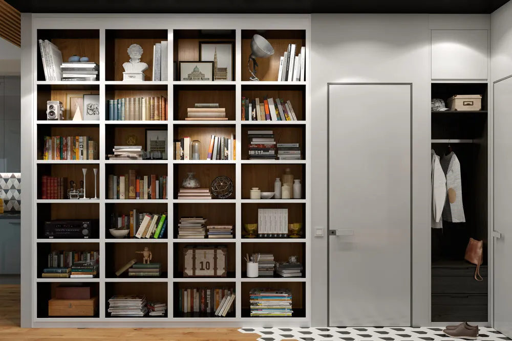 Photo: Modern kitchen and dining room, Nadezhda Zотовa, Home Library, Guide, Natasha Yanson, Ruetemple, ideas for home library, Olesya Shlyakhtina, Alexandra Fedorova, Nadezhda Fedorovich, S&T architects, Vadim Maltsev – photo on our site