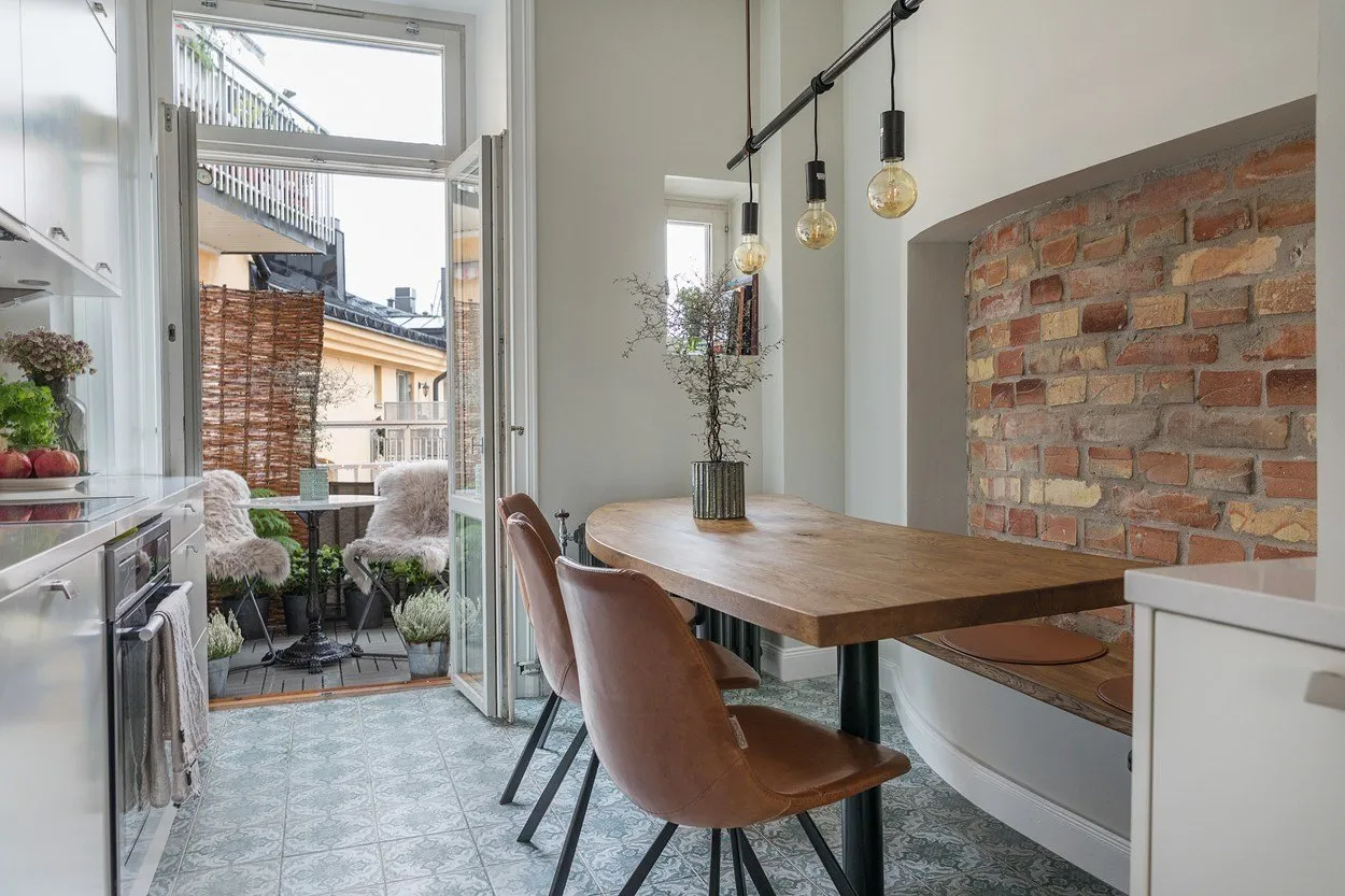 Foto: estilo escandinavo, ecléctico, decoración de interiores, apartamento, Suecia, Estocolmo, 4 habitaciones o más, más de 90 metros cuadrados – fotos en nuestro sitio web